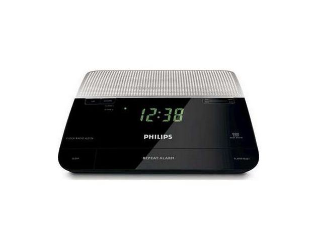 ② Radio-réveil Philips avec tuner numérique et CD — Réveils — 2ememain